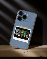 Cartoon Legends Phone Case – Suited-Up Iconic Characters Design