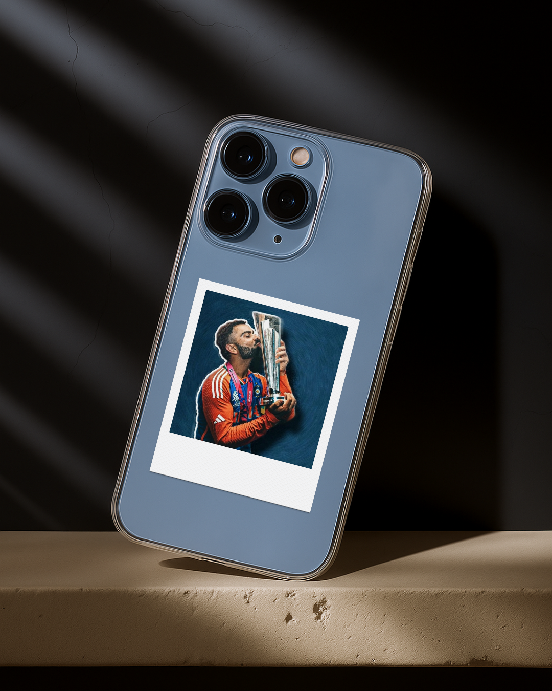 Virat Kohli Champion Moment Phone Cover – Iconic Cricket Fan Edition